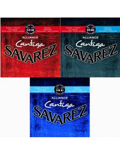 Cordes guitare Savarez New Cristal Cantiga Polies