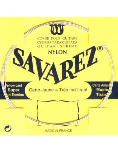 Jeu de cordes guitare classique Savarez 520 carte rouge