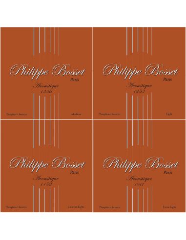 Philippe Bosset Acoustique Phosphore Bronze cordes guitare