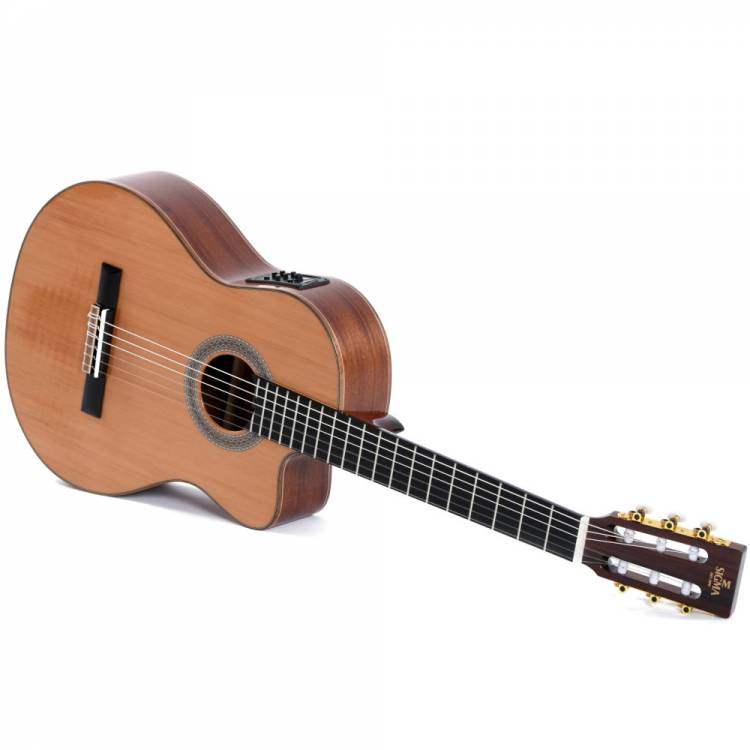 Guitare Classique électroacoustique SIGMA CMC-6E vue horizontale