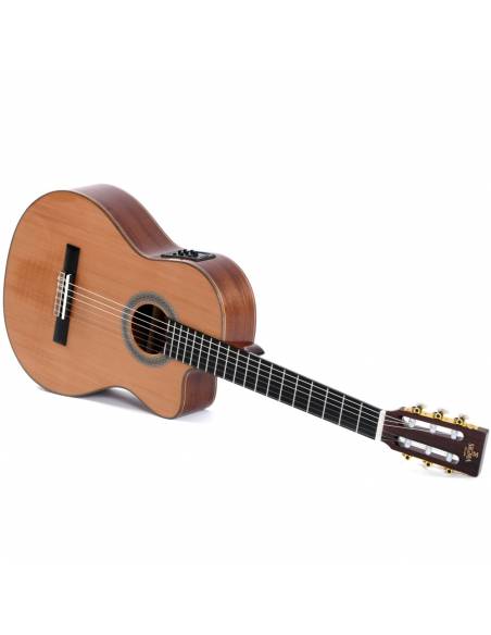 Guitare Classique électroacoustique SIGMA CMC-6E vue horizontale