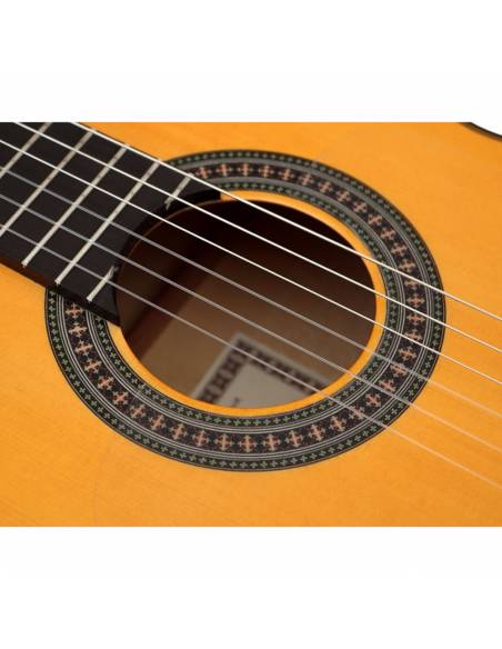 Guitare Flamenca Esteve 5F vue rosace