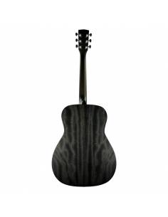 Guitare folk Cort AF510 Noire dégradé Open Pores vue dos.