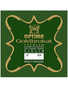 corde violon Mi Optima Goldbrokat Premium 24K Gold